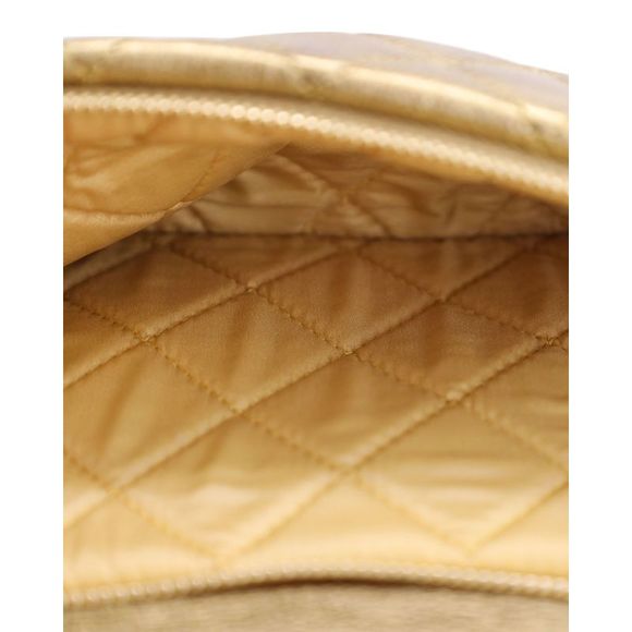 Chanel Fold Over Boy Clutch Bag in Gold Leather - Picture 11 of 12